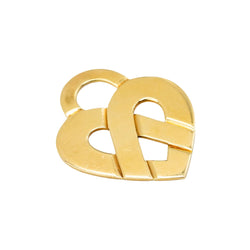 Pendentif POIRAY "Coeur Entrelacé" en or jaune