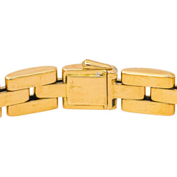 Yellow Gold Rice Grain Bracelet