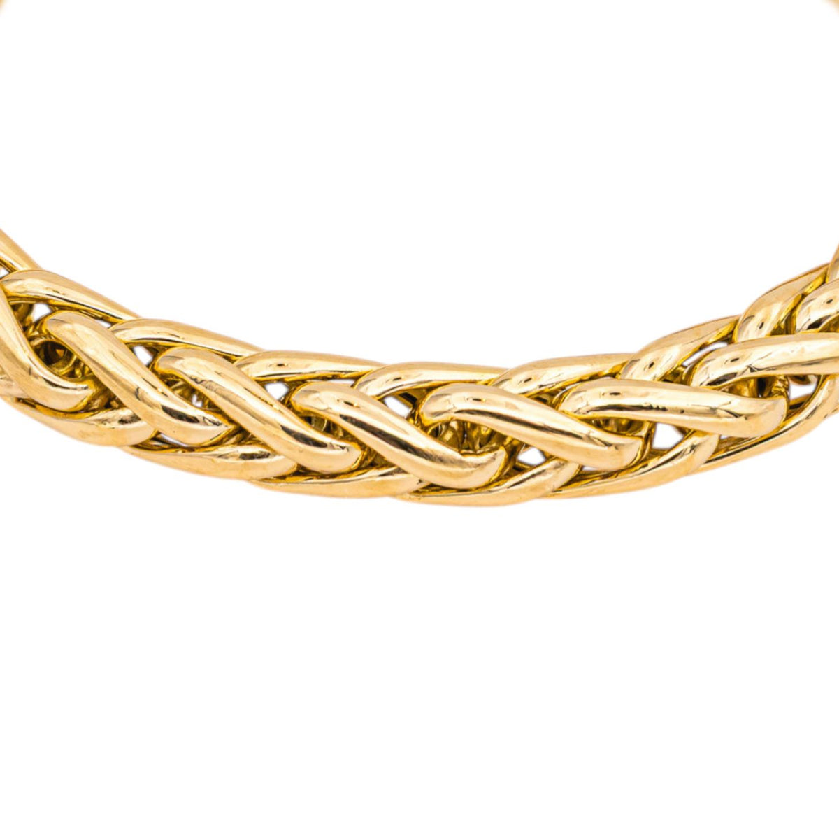 Bracelet Palm tree Link Yellow gold