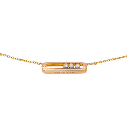 Messika Classic Move Necklace in Rose gold with Diamonds