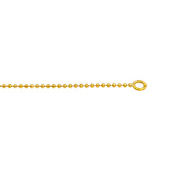 Yellow Gold Ball-Link Necklace