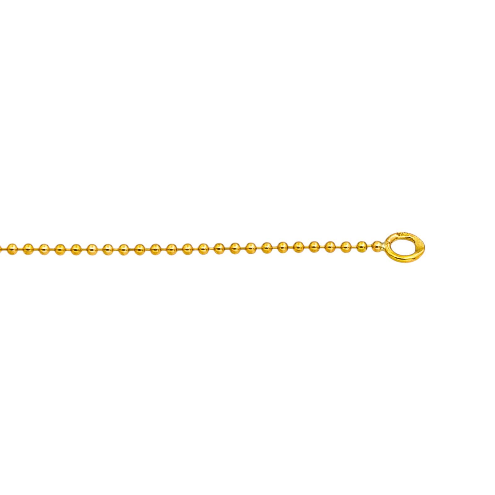 Yellow Gold Ball-Link Necklace