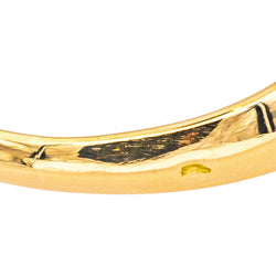 Ring Toi et moi Gold Yellow Ruby