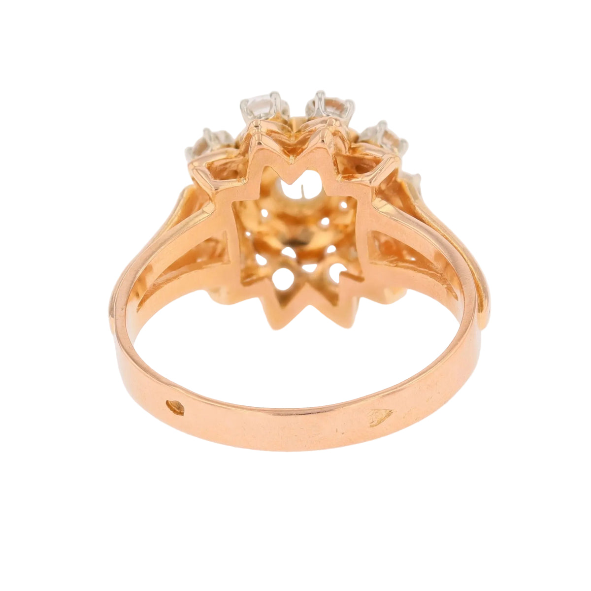 Marguerite Ring in Rose Gold and Sapphires