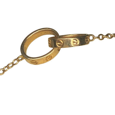 CARTIER "Baby Love" Link Bracelet in Rose gold