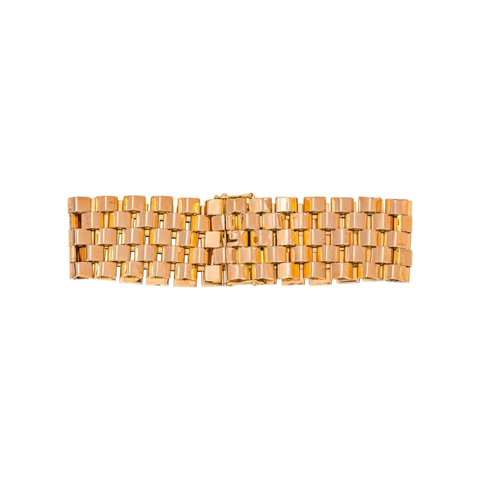 Rose gold cuff bracelet