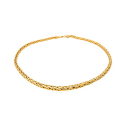 Collier Maille palmier Or jaune