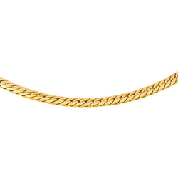 Yellow Gold Curb Chain Necklace