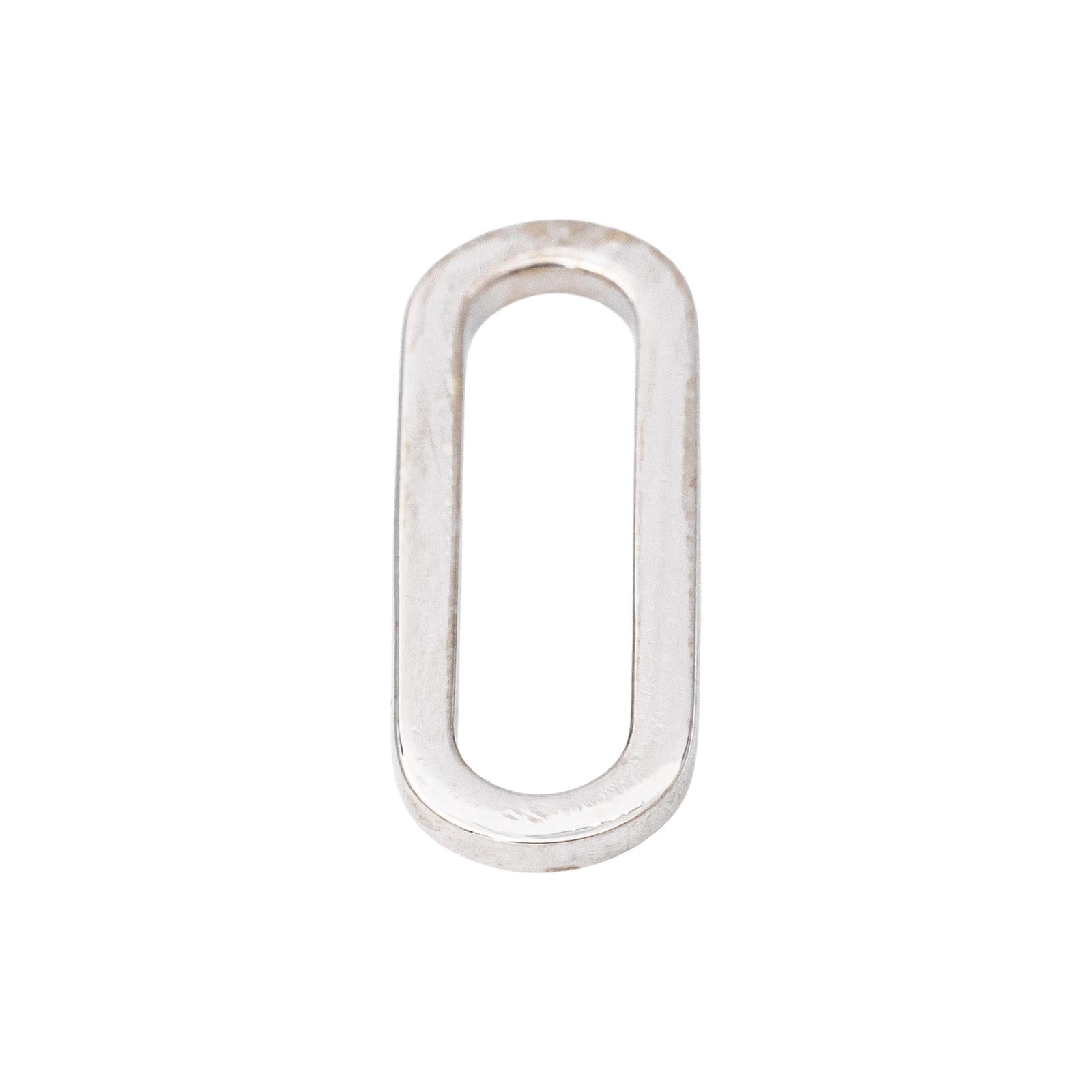 Dinh Van White Gold Link Cordon Bracelet