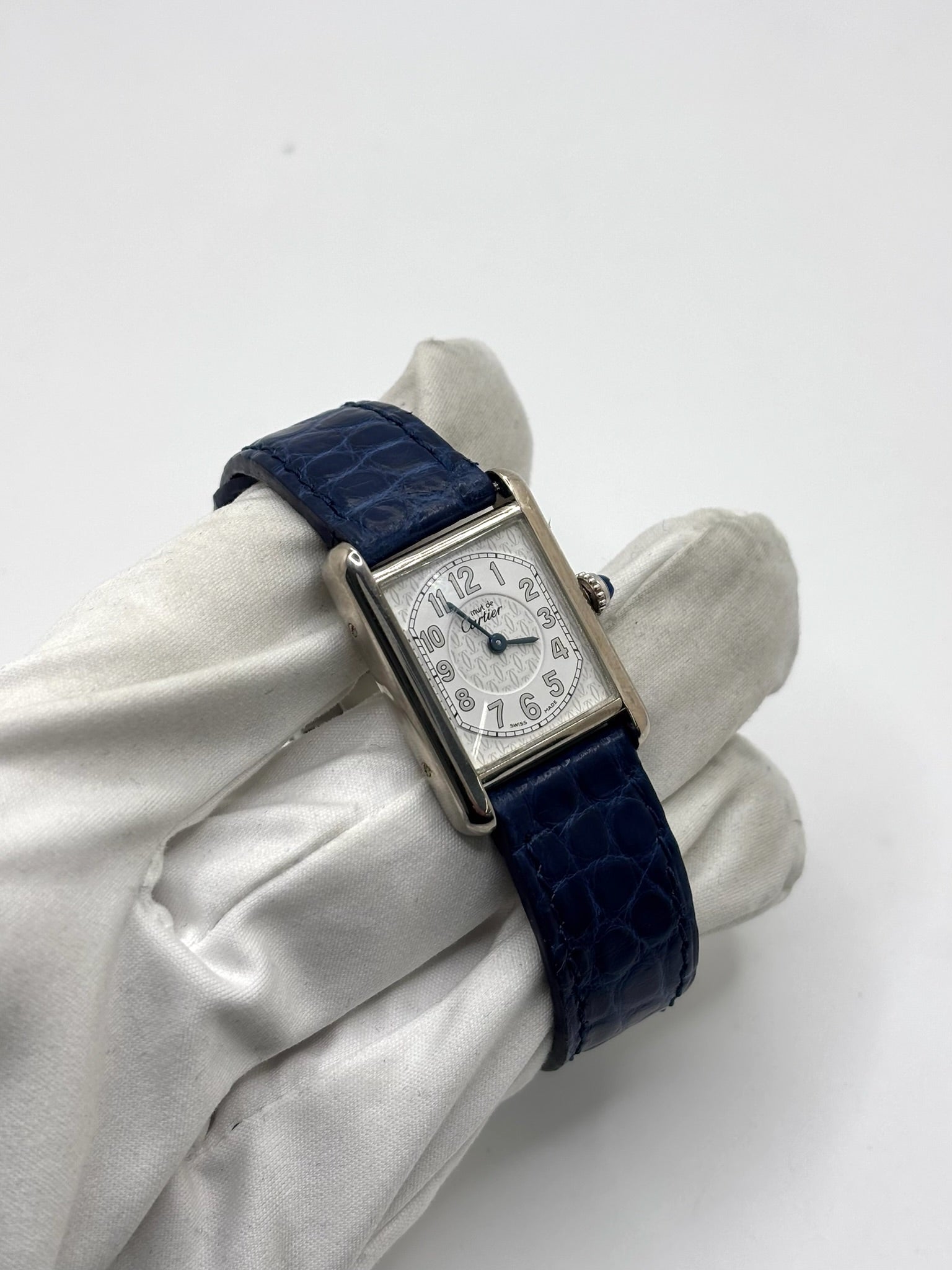 CARTIER Tank Must Watch in Silver