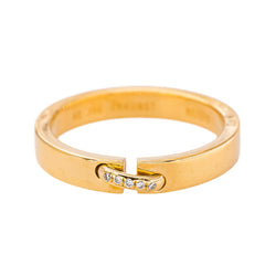 Chaumet Liens Evidence Ring in Rose Gold with Diamonds