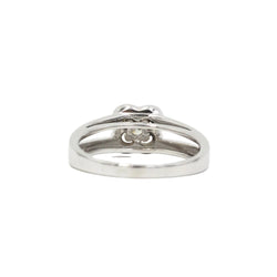 MAUBOUSSIN "Chance of Love No. 2" Solitaire Ring in white gold and diamonds