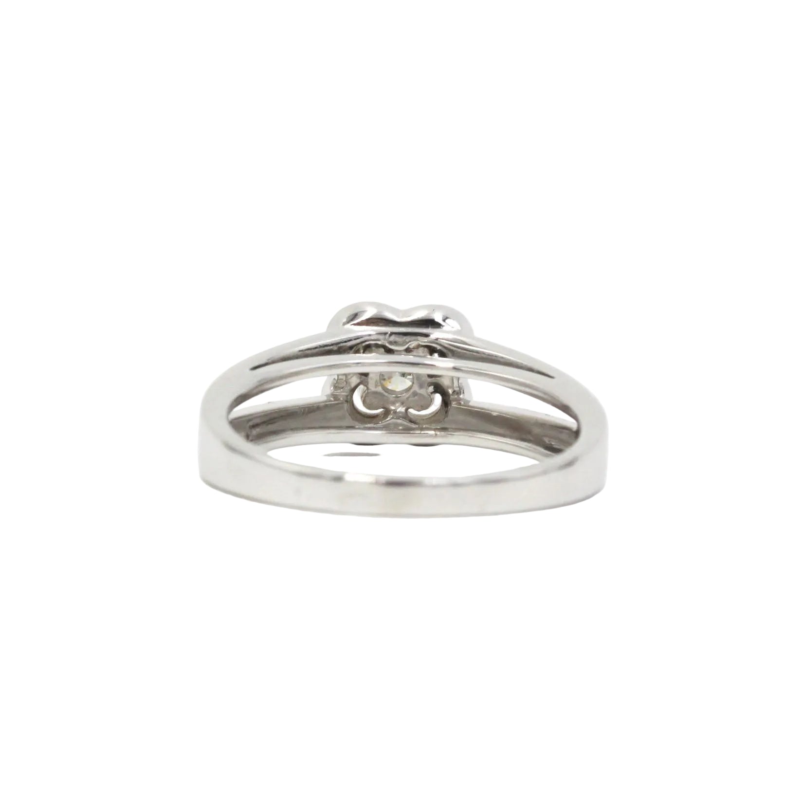 MAUBOUSSIN "Chance of Love No. 2" Solitaire Ring in white gold and diamonds