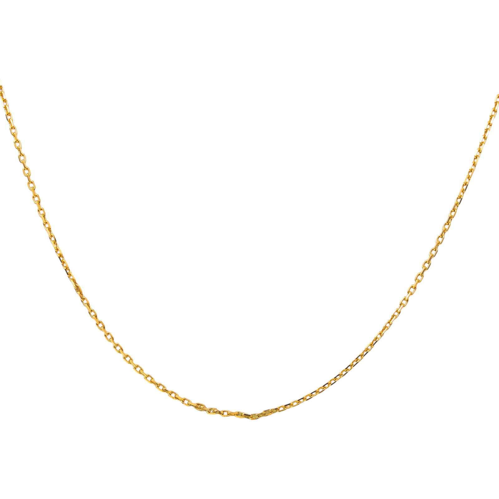 Yellow Gold Forçat Link Necklace
