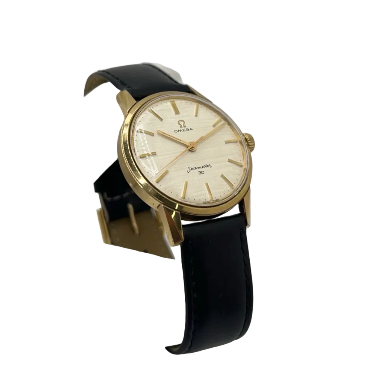 OMEGA "Seamaster 300" Watch in steel and leather