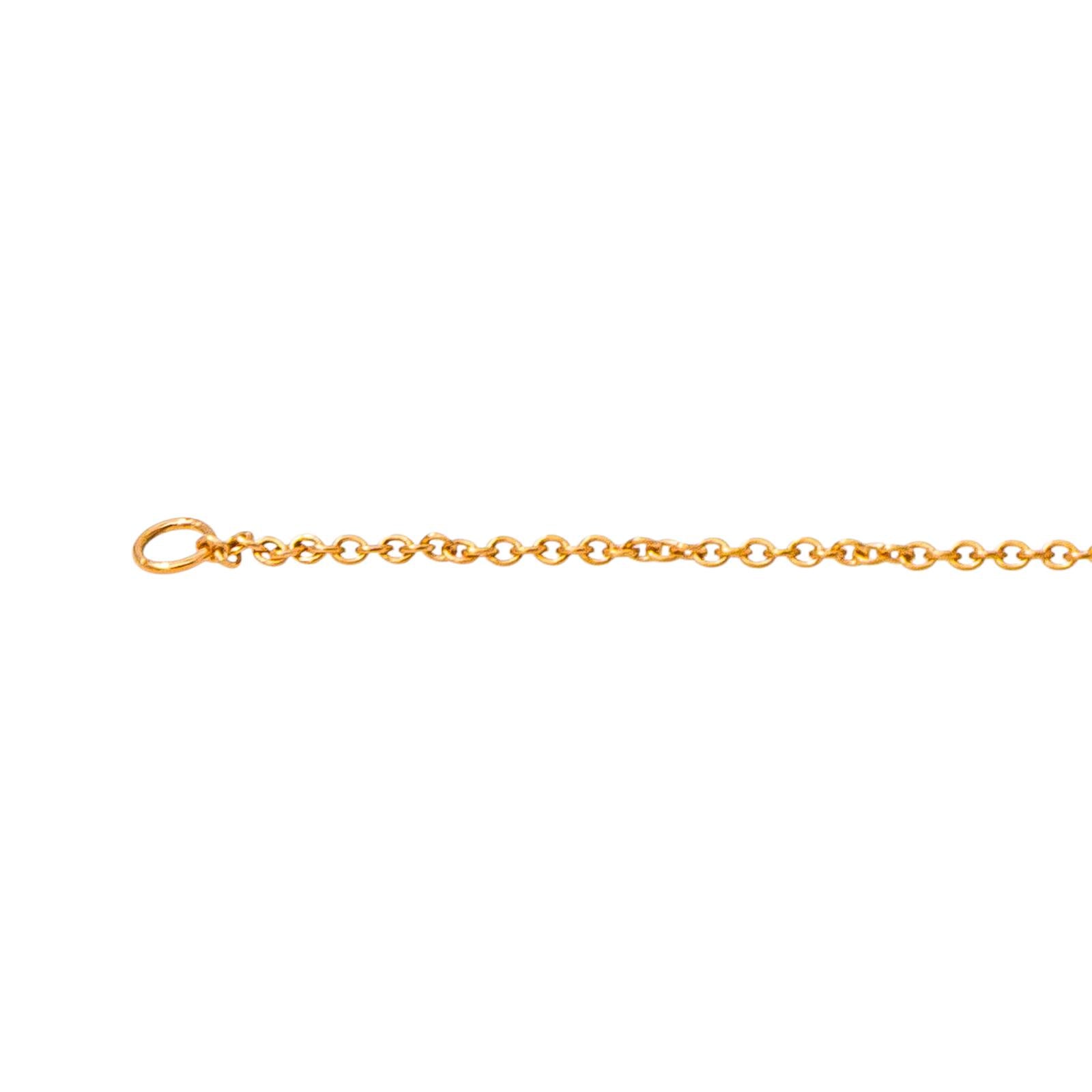 Dinh Van Forçat Link Necklace Rose gold