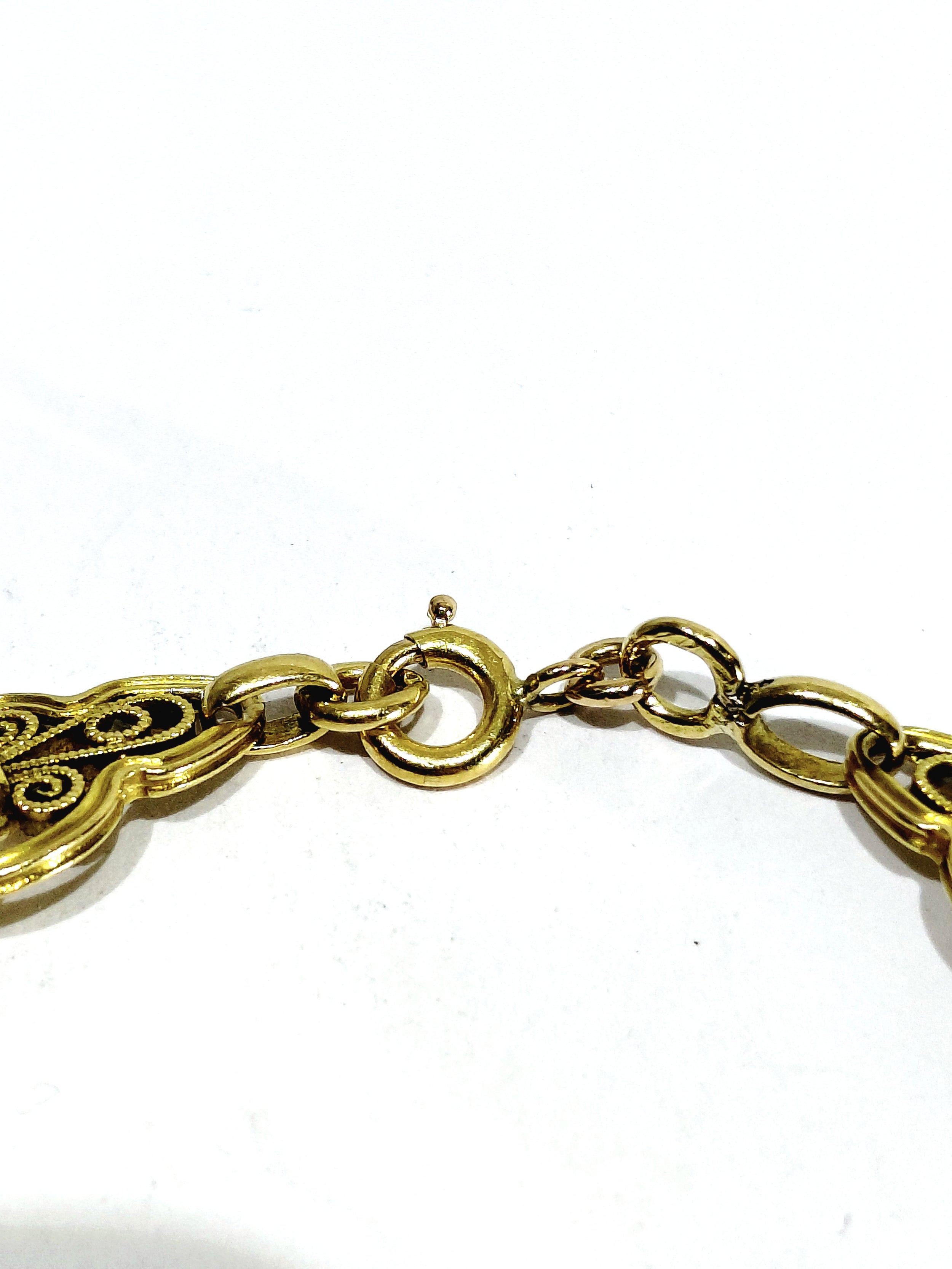 Art Nouveau / Art Deco Yellow Gold Bracelet