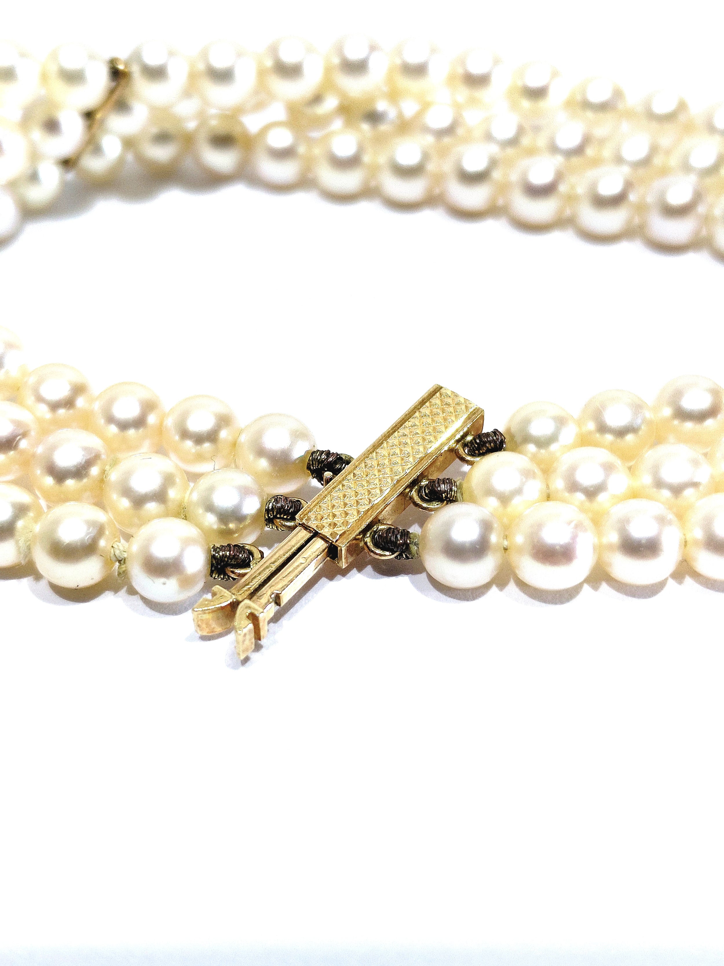 Gold and Pearl Bracelet