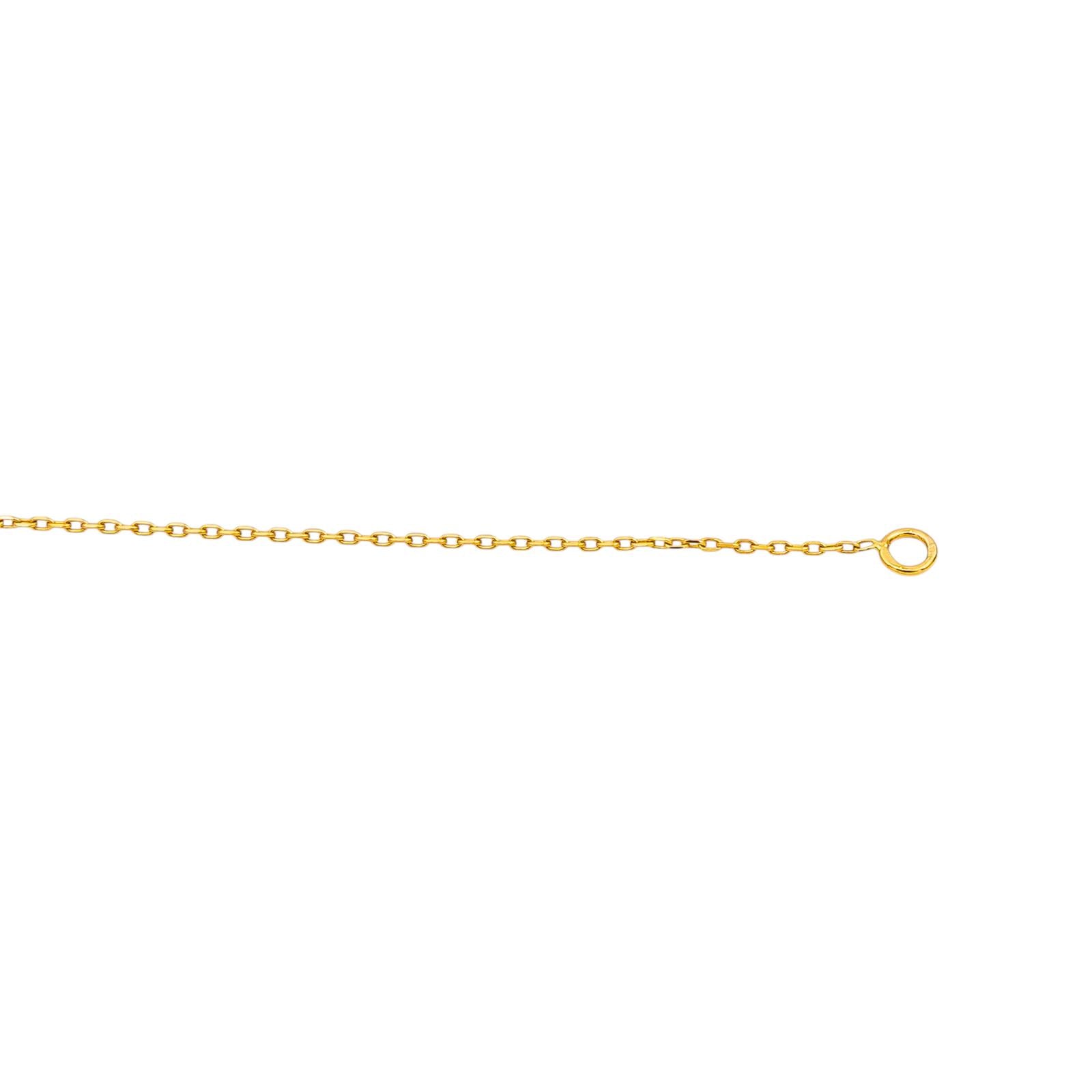 Necklace Gold Yellow sapphire