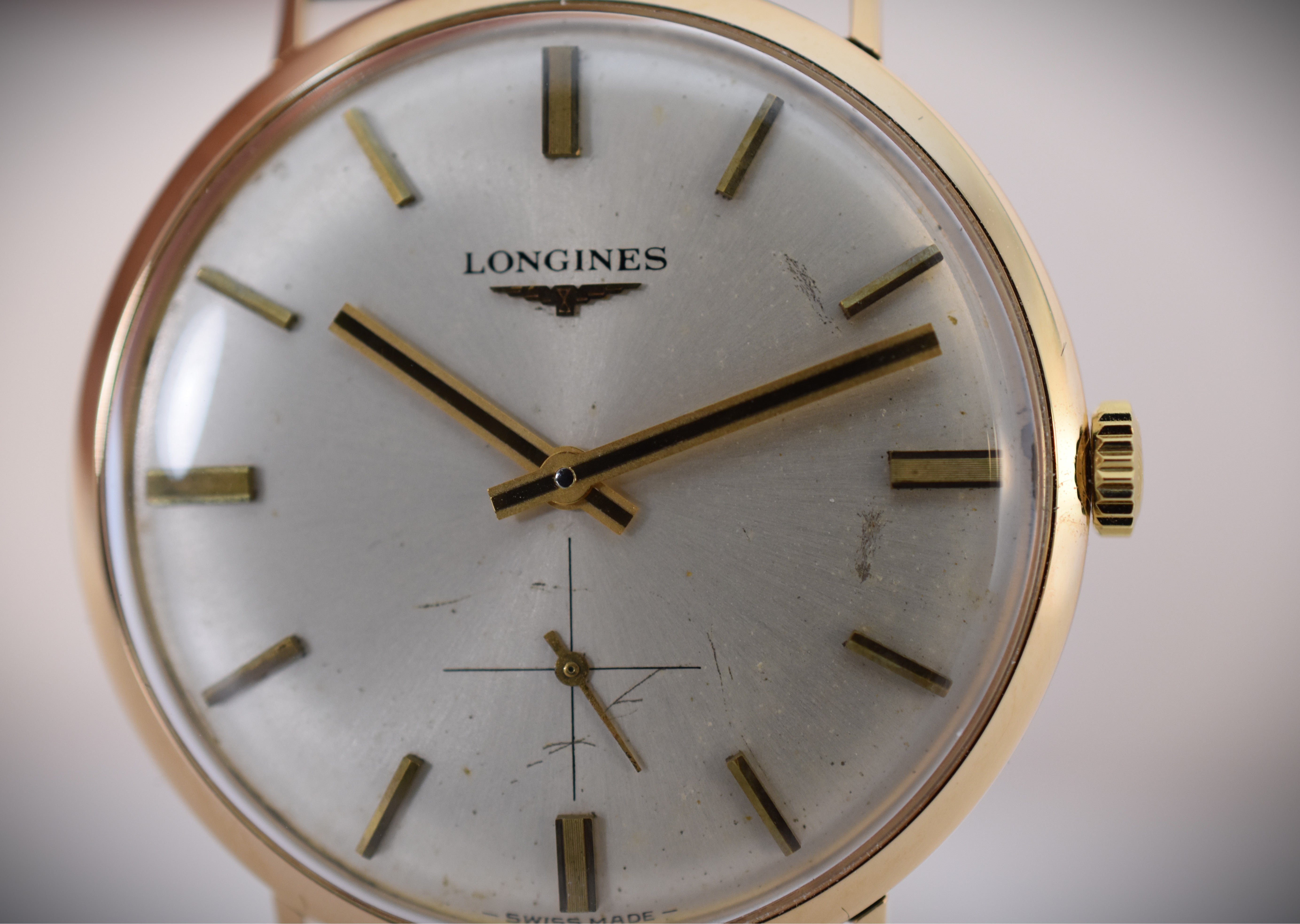 Longines Classic Man, Calibre mécanique 420, or jaune 18 carats 750/000, Circa 1968