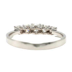 White Gold and Diamond Wedding Band