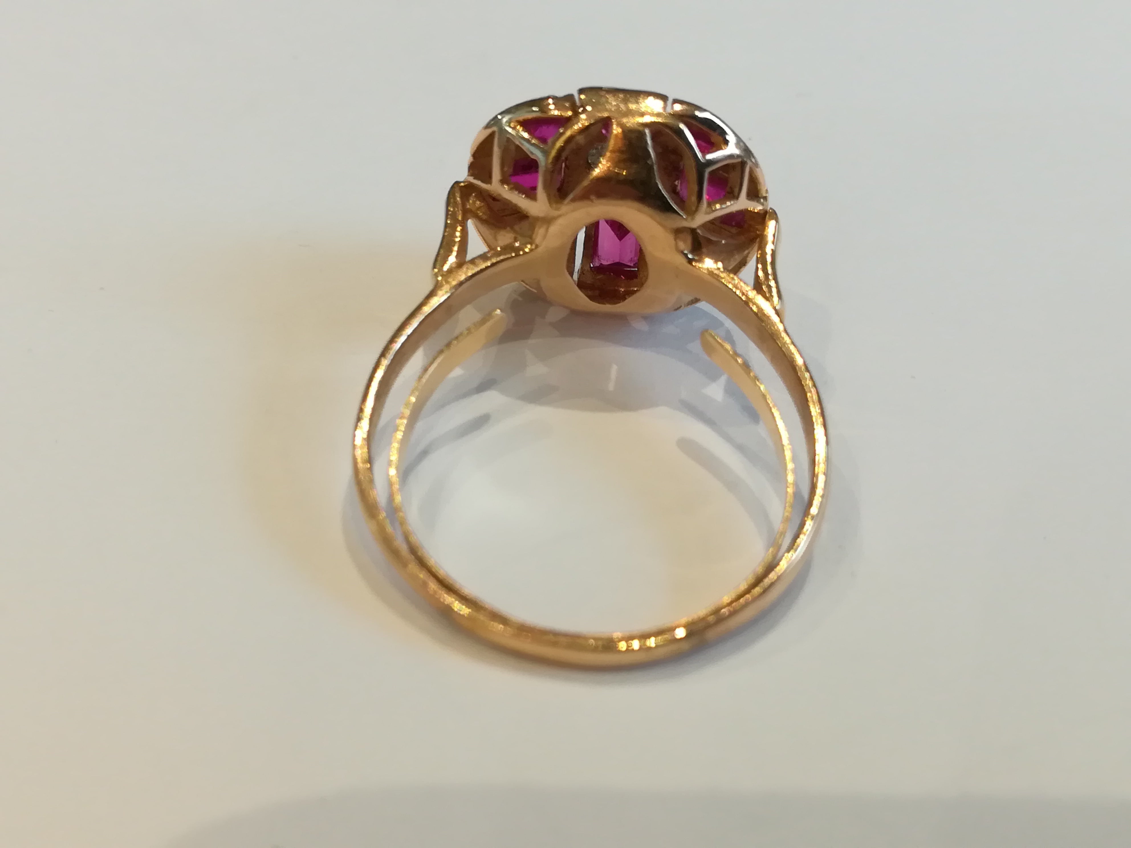 Ring Old 2 Ors diamond