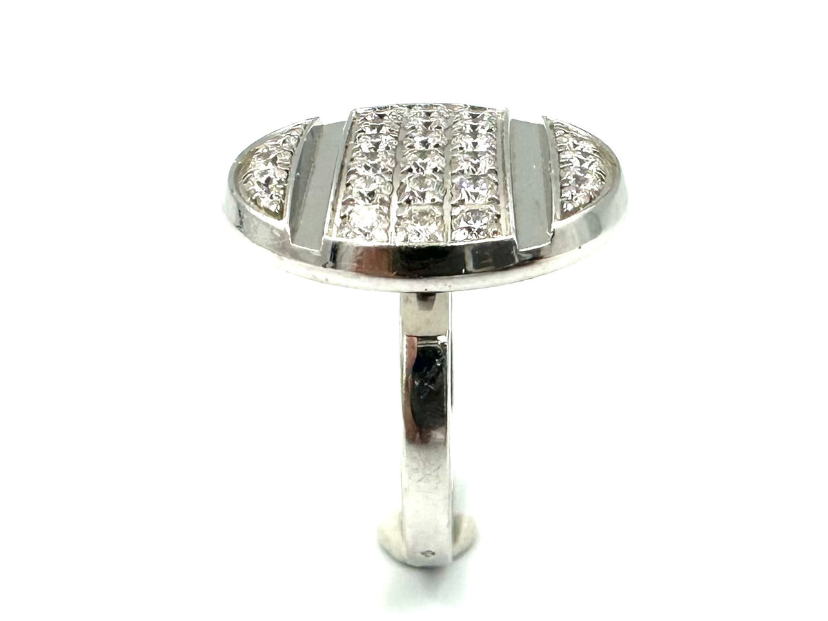Bague Cocktail CHAUMET Class One Croisière en or blanc et diamants