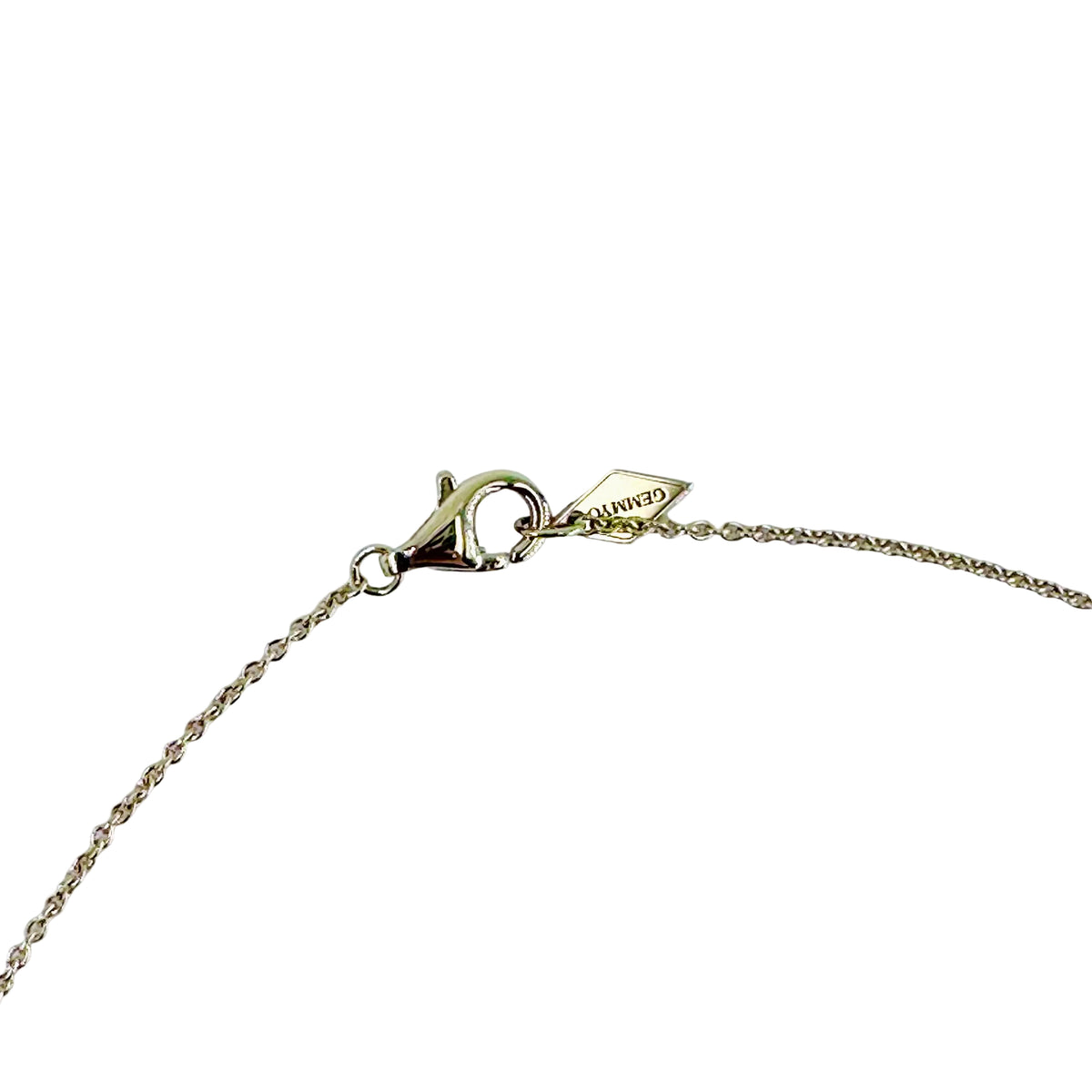 GEMMYO "Lefkos Camaïeux" Pendant Necklace in yellow gold, Tourmaline, and Diamonds