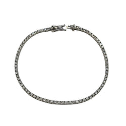 "Ligne" Bracelet in White Gold and Diamonds