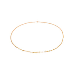 Yellow Gold Horse-Link Necklace