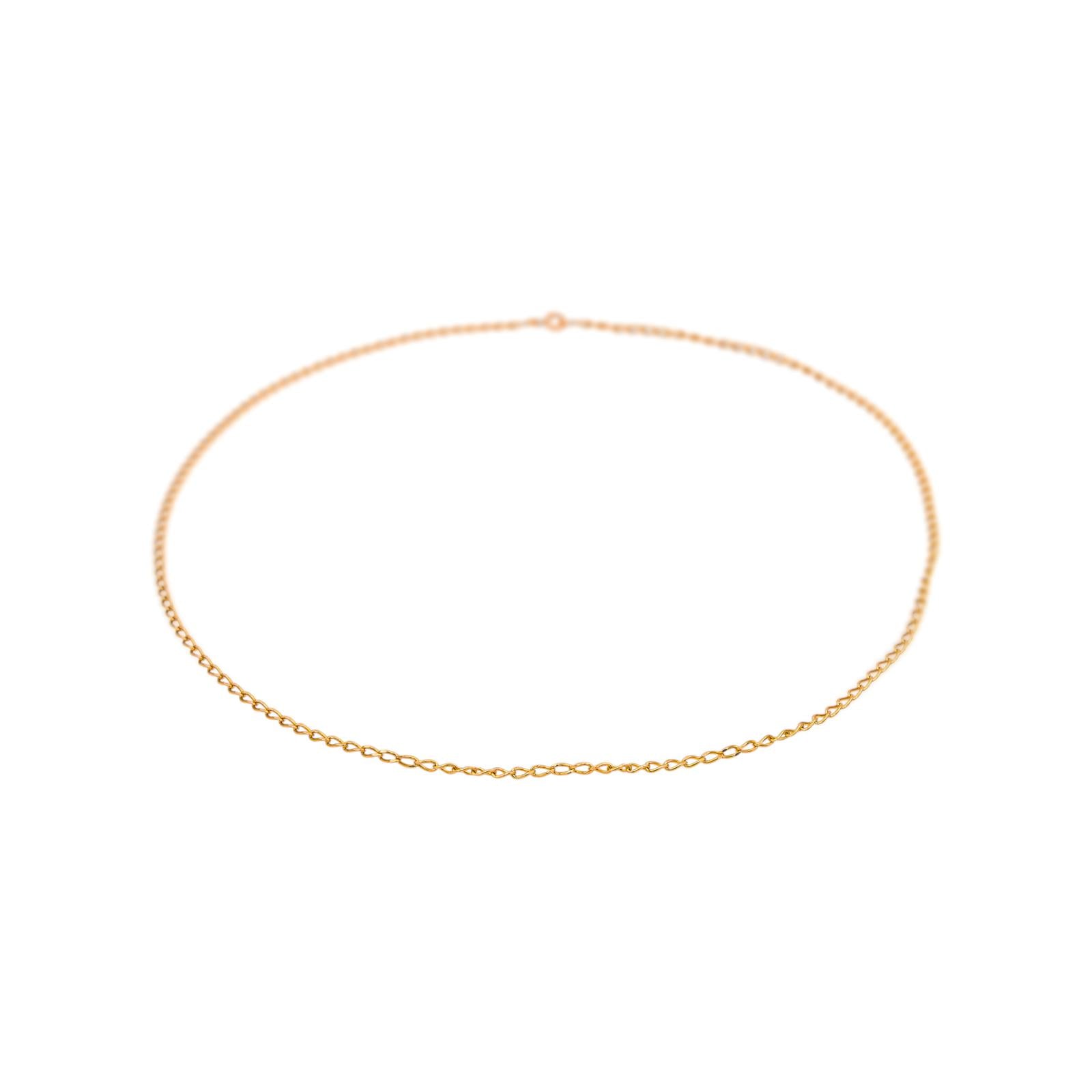 Yellow Gold Horse-Link Necklace