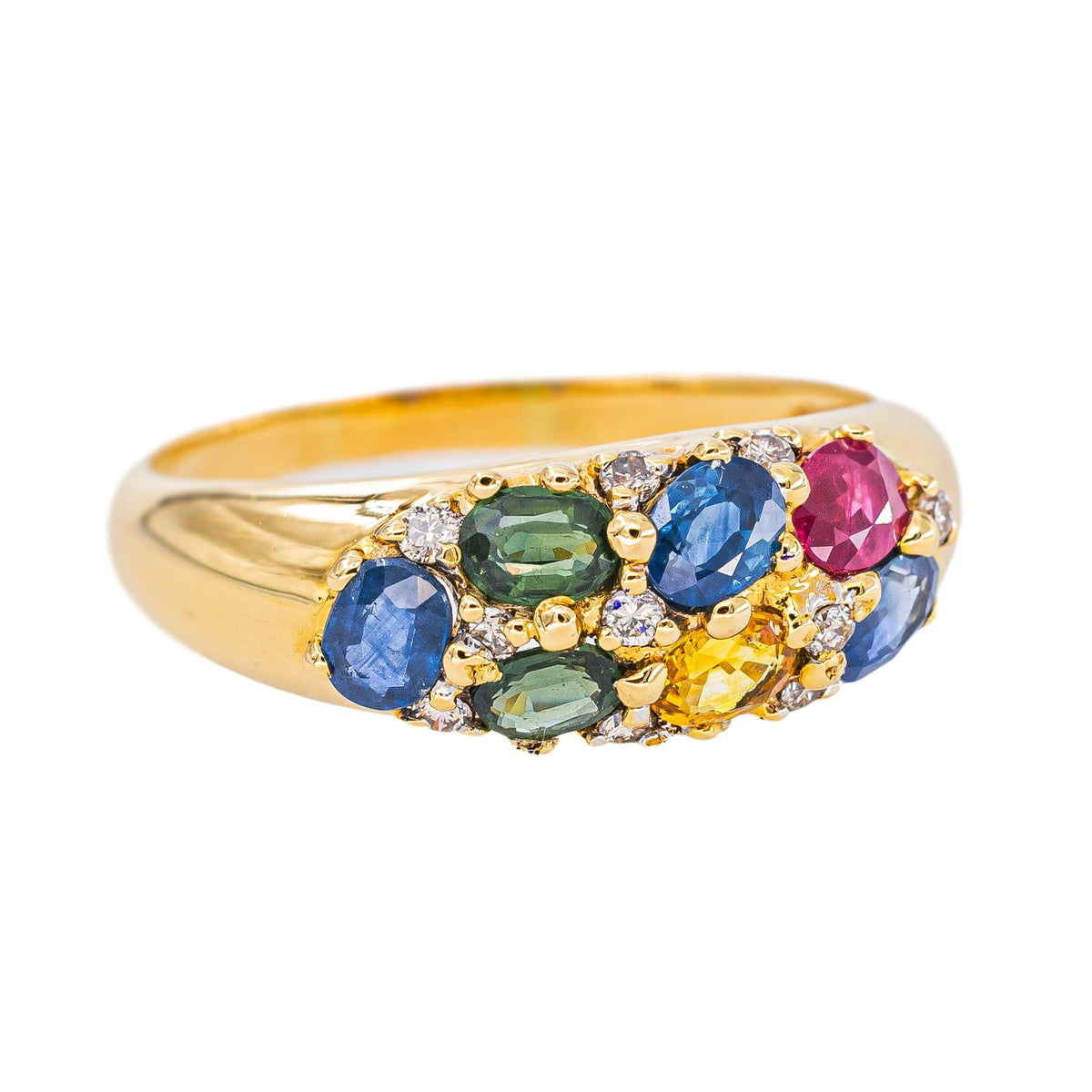 Saohir Yellow Gold Cocktail Ring