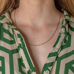 Rose Gold Forçat Link Necklace
