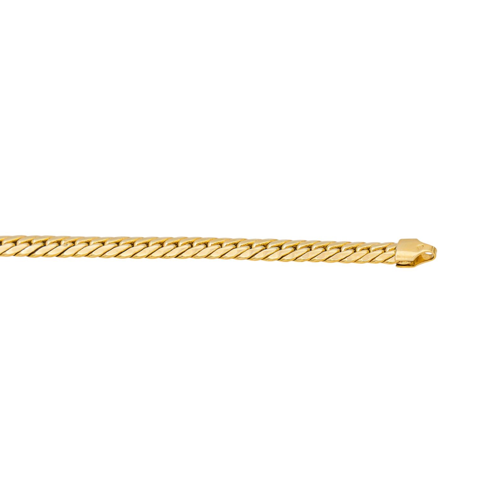 Yellow Gold English Link Necklace