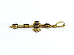 Gold and Amethyst Cross