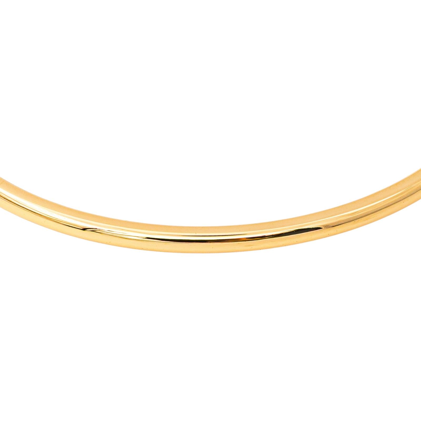 Yellow Gold Bangle Bracelet