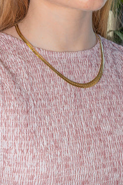 Collier Maille anglaise Or jaune
