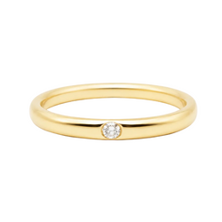POMELLATO "Lucciole" Wedding Band in Yellow gold with Diamonds