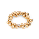 Bracelet Souple MARINA B Atomo en or jaune et diamants