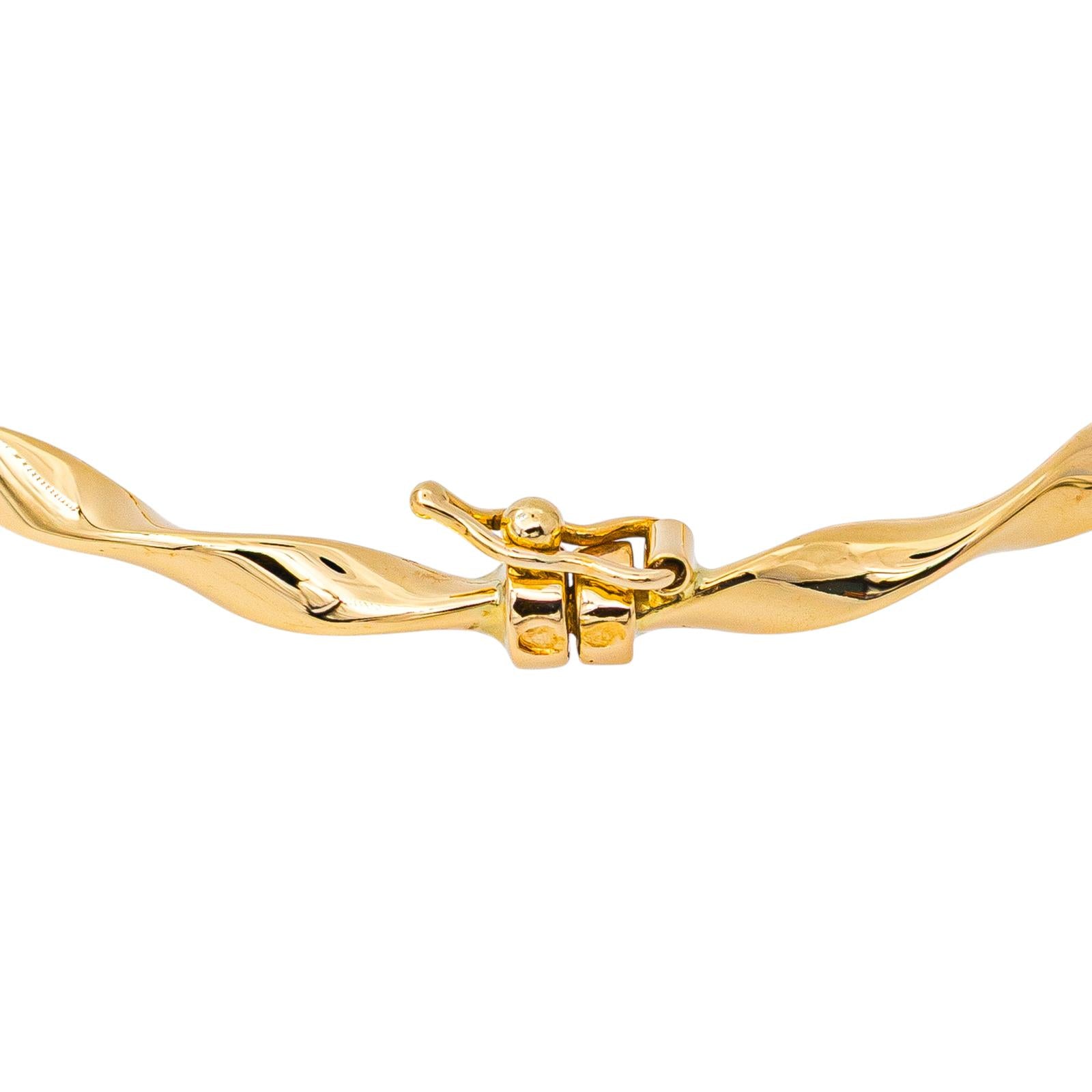 Yellow Gold Bangle Bracelet