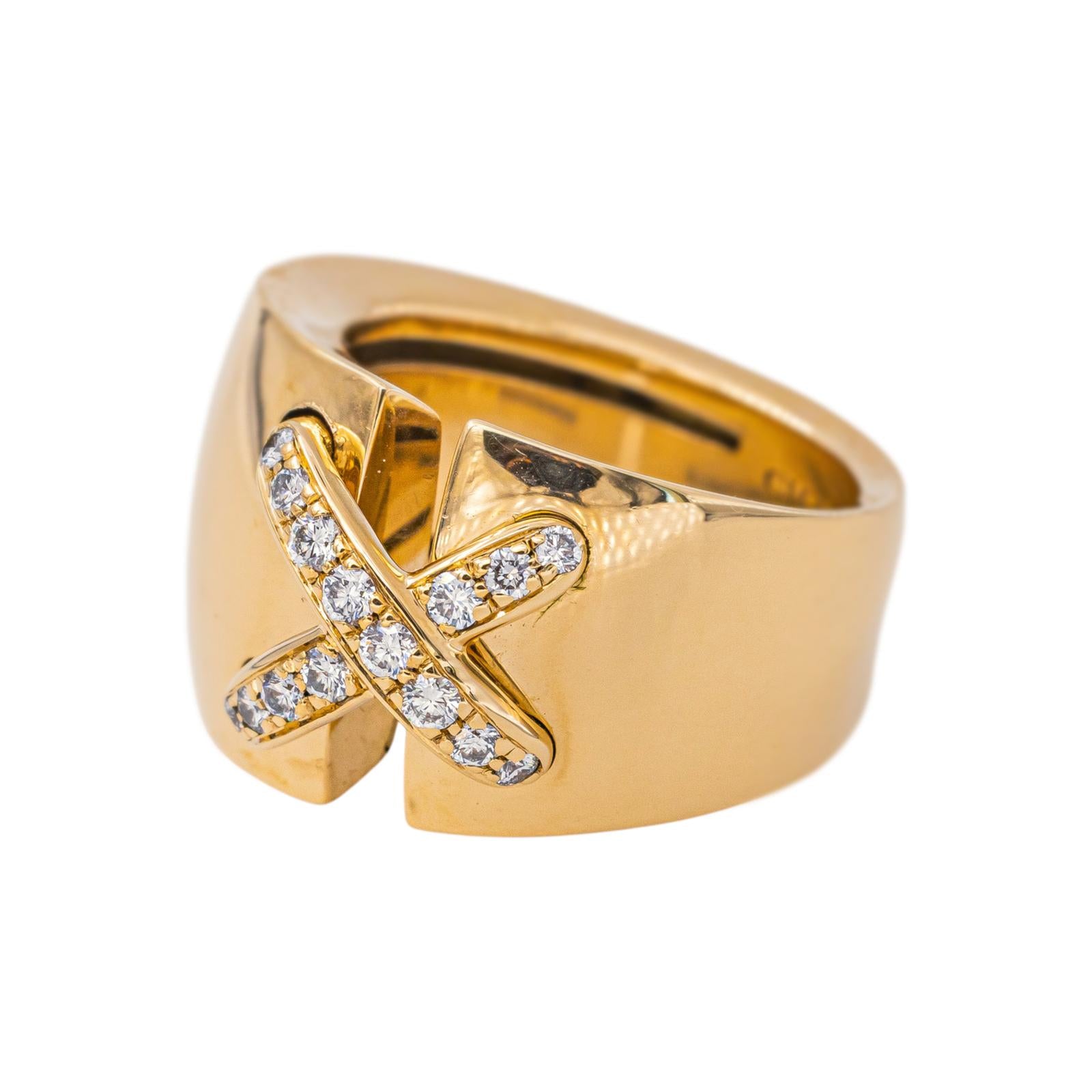 Chaumet Bague Jeux de Liens Or jaune Diamant