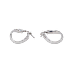 White gold Hoop earrings