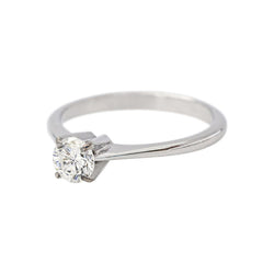 Bague Solitaire Or blanc Diamant