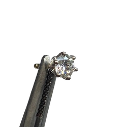 White Gold and Diamond Earrings