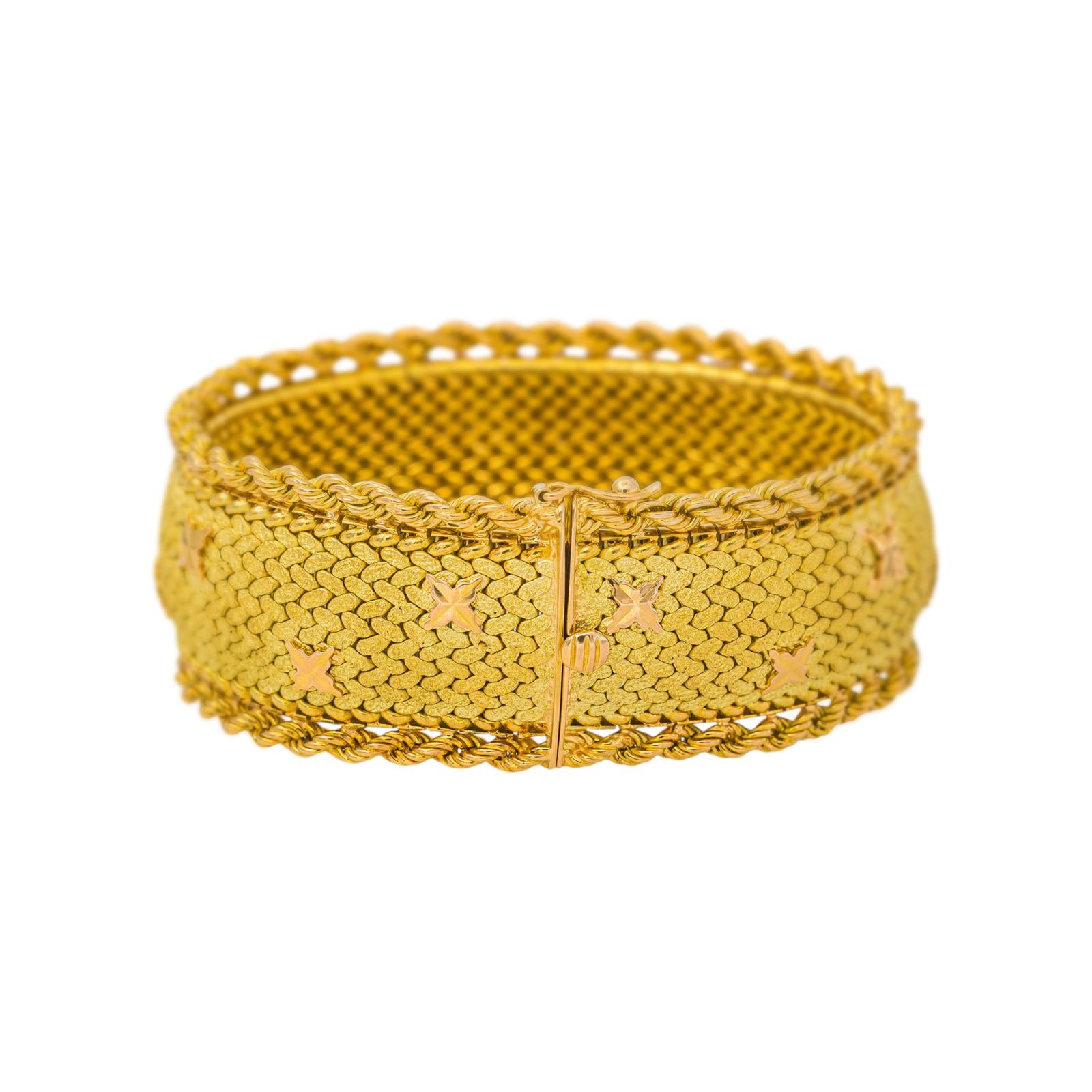 Bracelet Manchette Or jaune