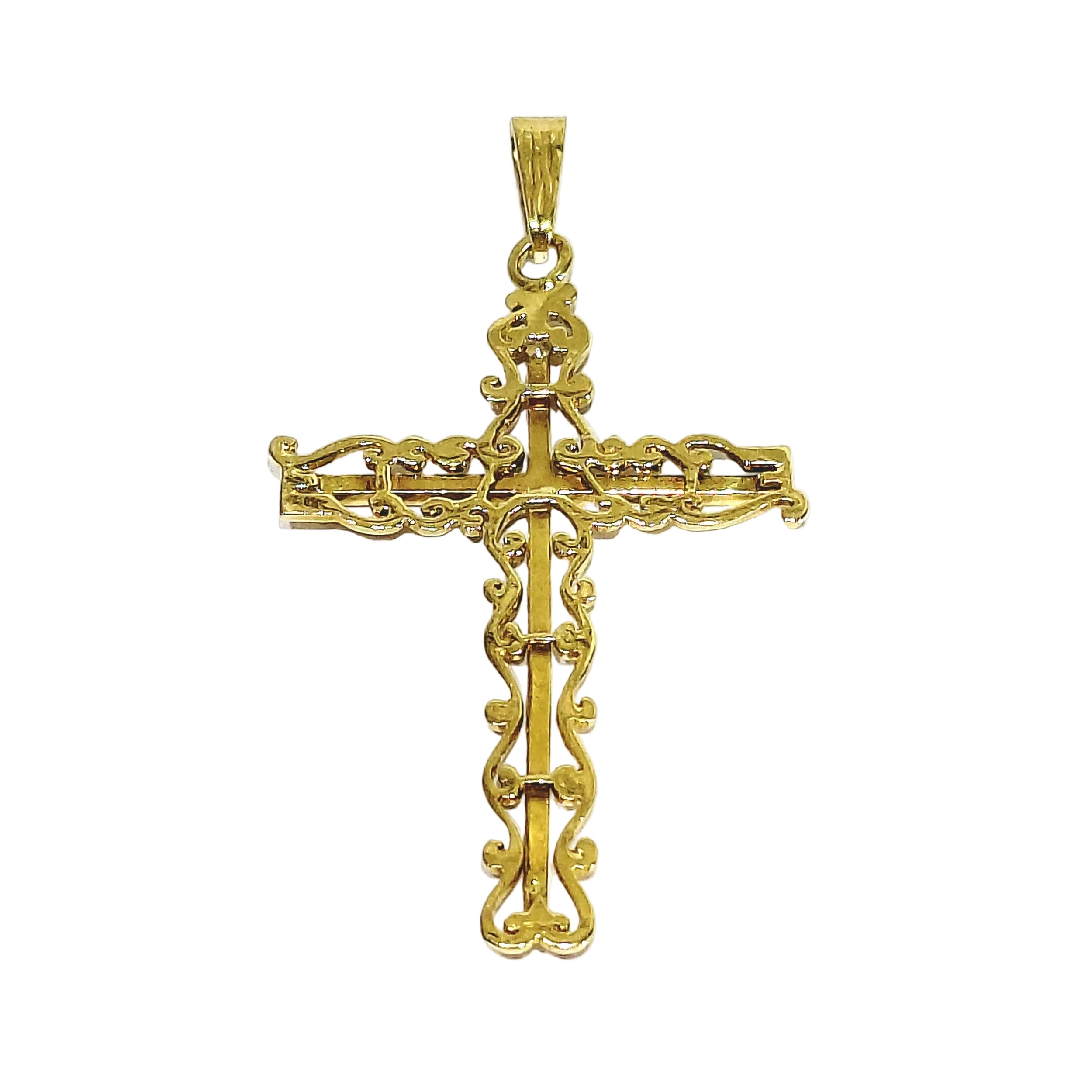 Yellow gold pendant