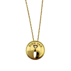 DINH VAN "Punaise" Pendant Necklace in Yellow Gold and Diamond
