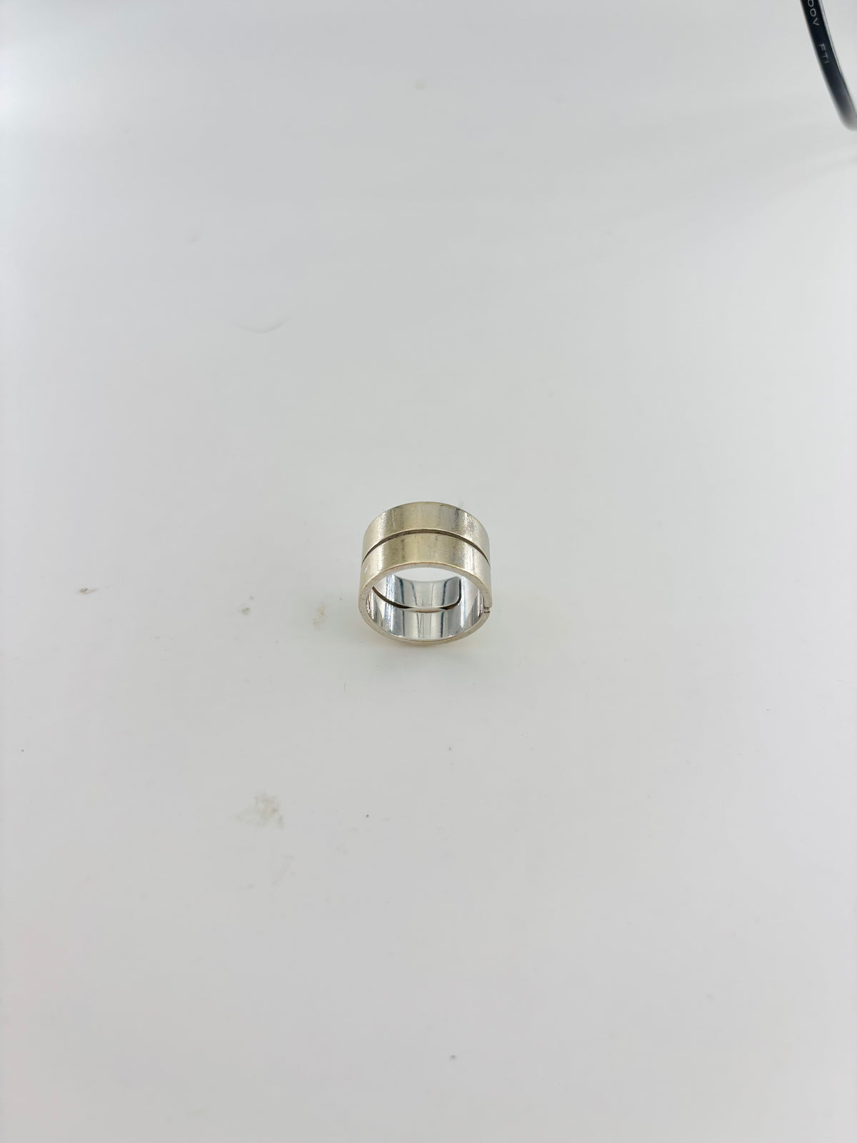 DINH VAN "Seventies" GM Band Ring in White Gold