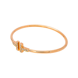 Tiffany & Co Bracelet Tiffany T Or rose Diamant