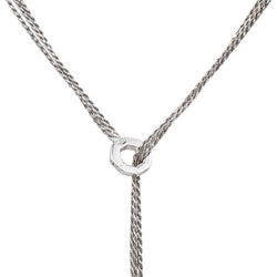 Collier Négligé Or blanc Perles